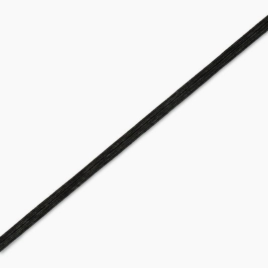 Elastic 4 Cord Black (Masks / Fitted Sheets / Craft) - Ragland Fabrics