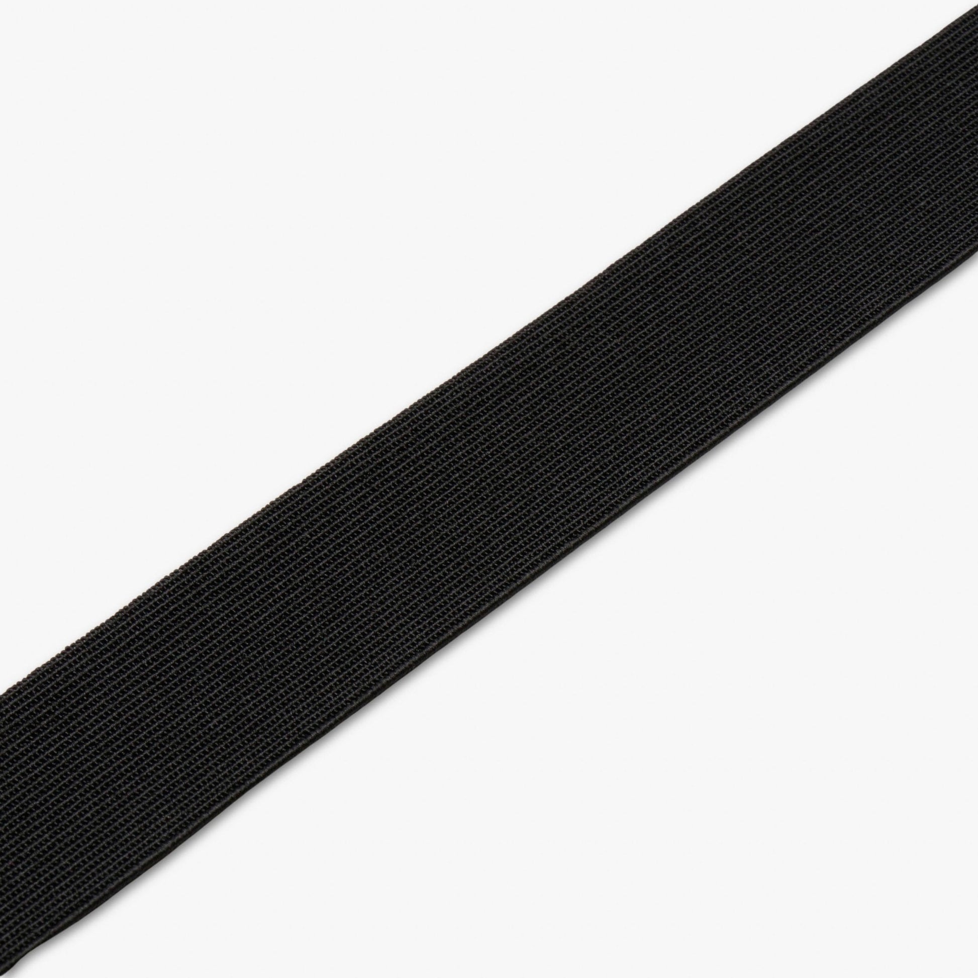 Elastic Black 38mm (Woven - Hard Pull) - Ragland Fabrics