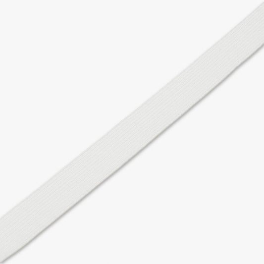 Elastic Knitted 20mm White (Woolies Approved) - Ragland Fabrics