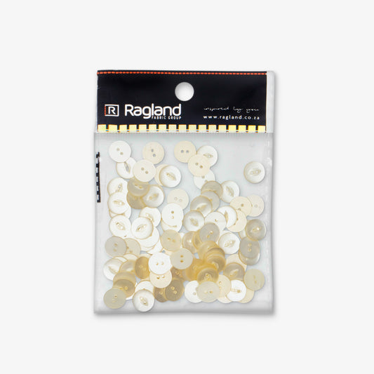 Buttons Fish Eye Lemon - 16.50mm