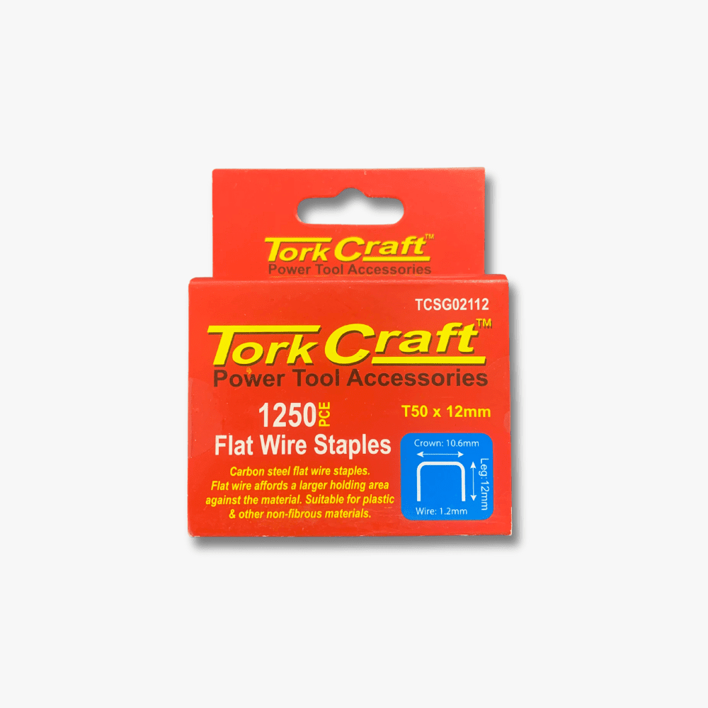 Flat Wire Staples - 12mm | Bulk - Ragland Fabrics