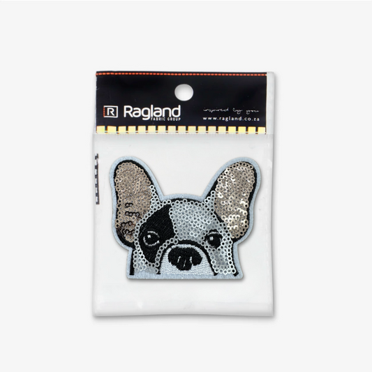 Motif Iron On Badge - FRENCHIE