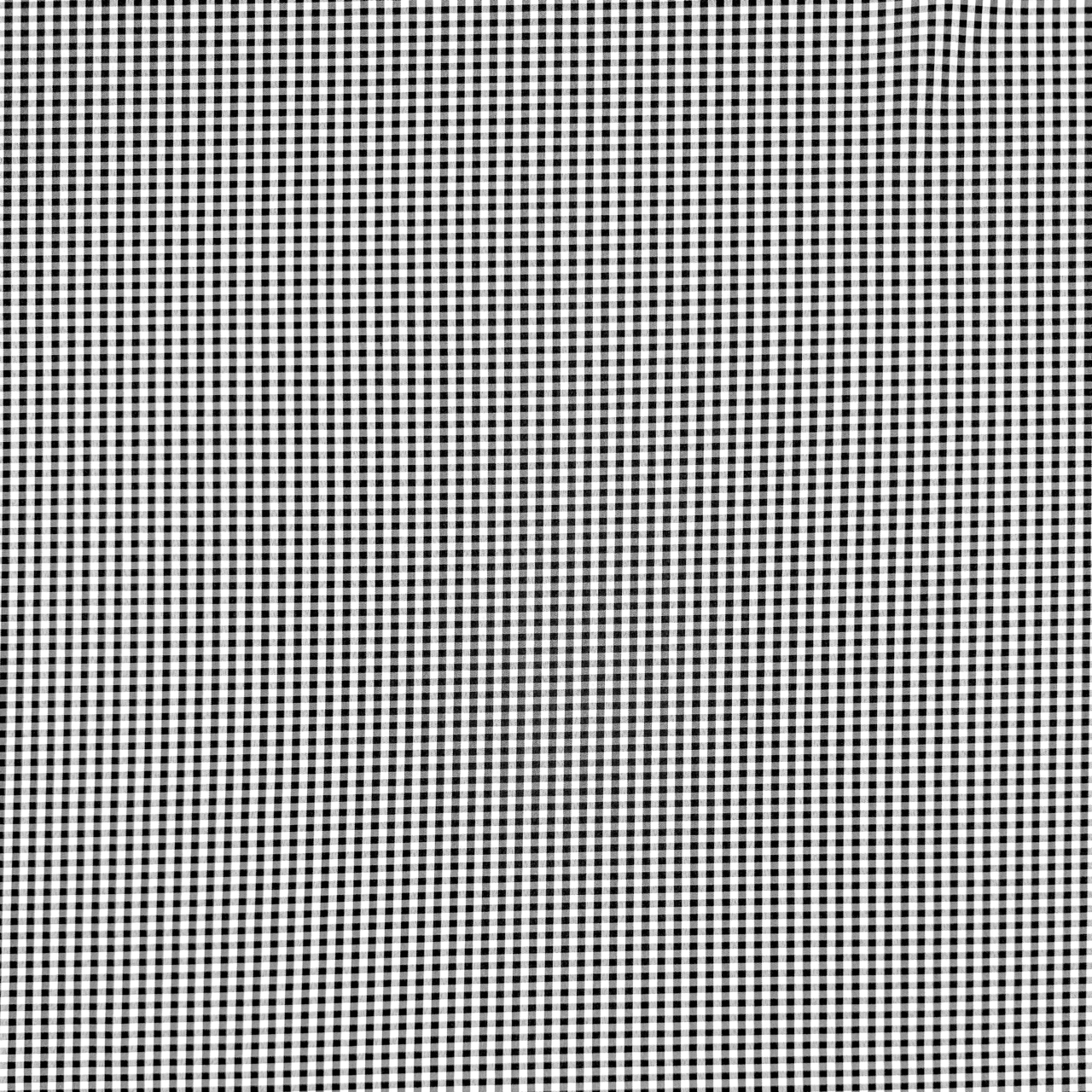 Gingham Check Black - Ragland Fabrics