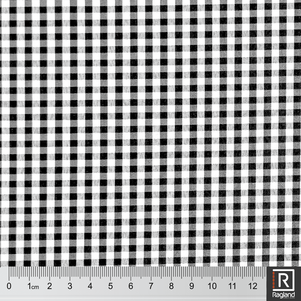 Gingham Check Black - Ragland Fabrics
