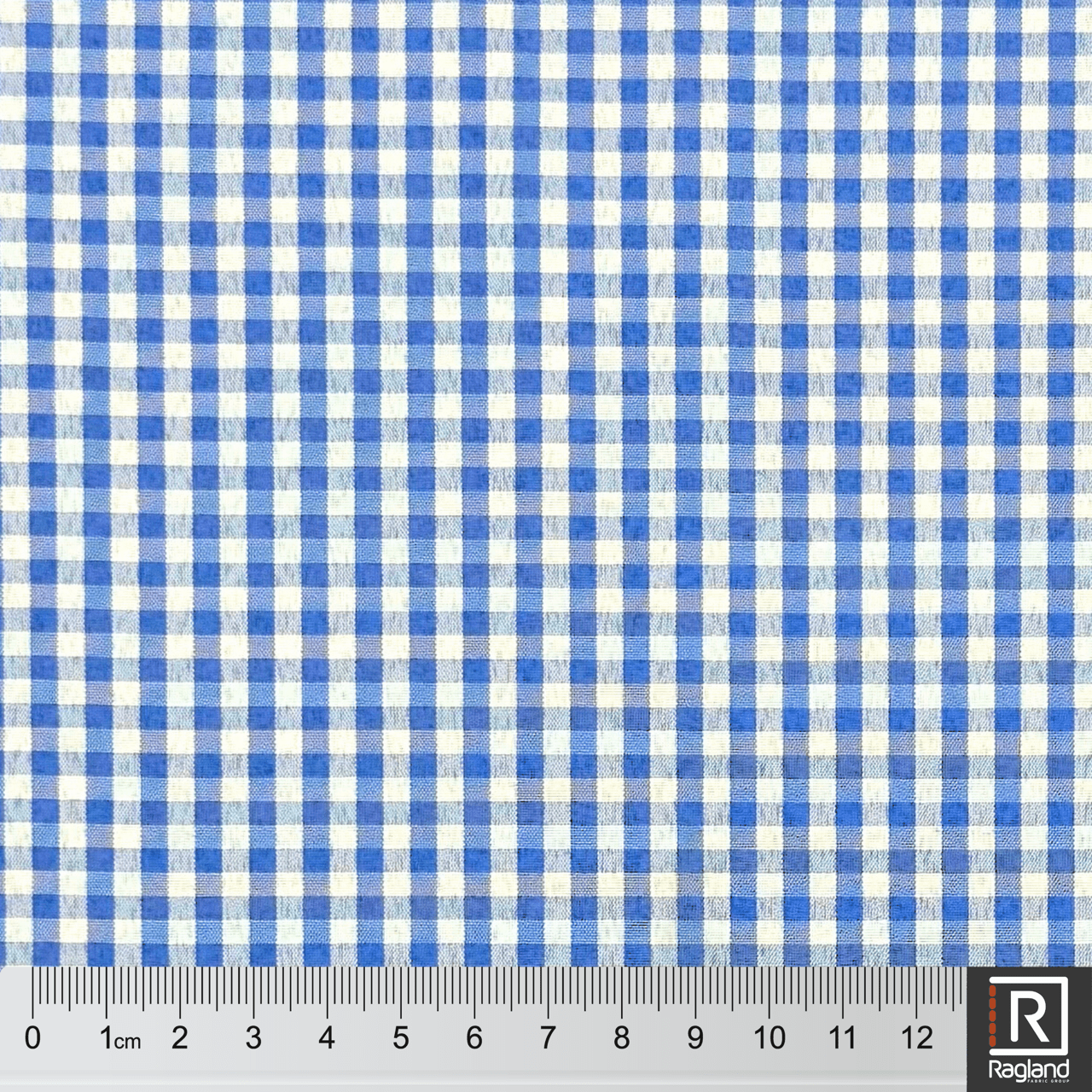 Gingham Check Blue - Ragland Fabrics