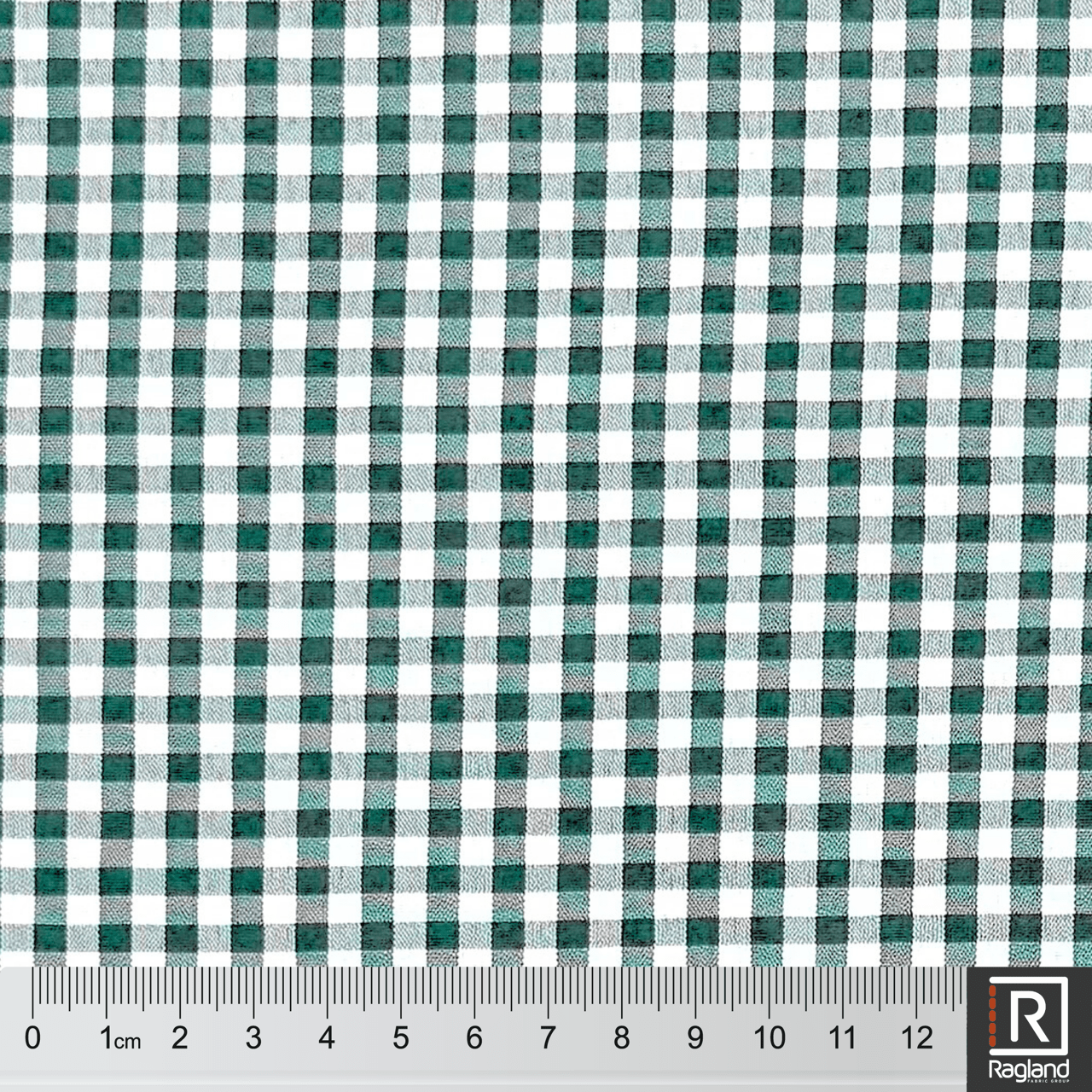 Gingham Check Bottle Green - Ragland Fabrics