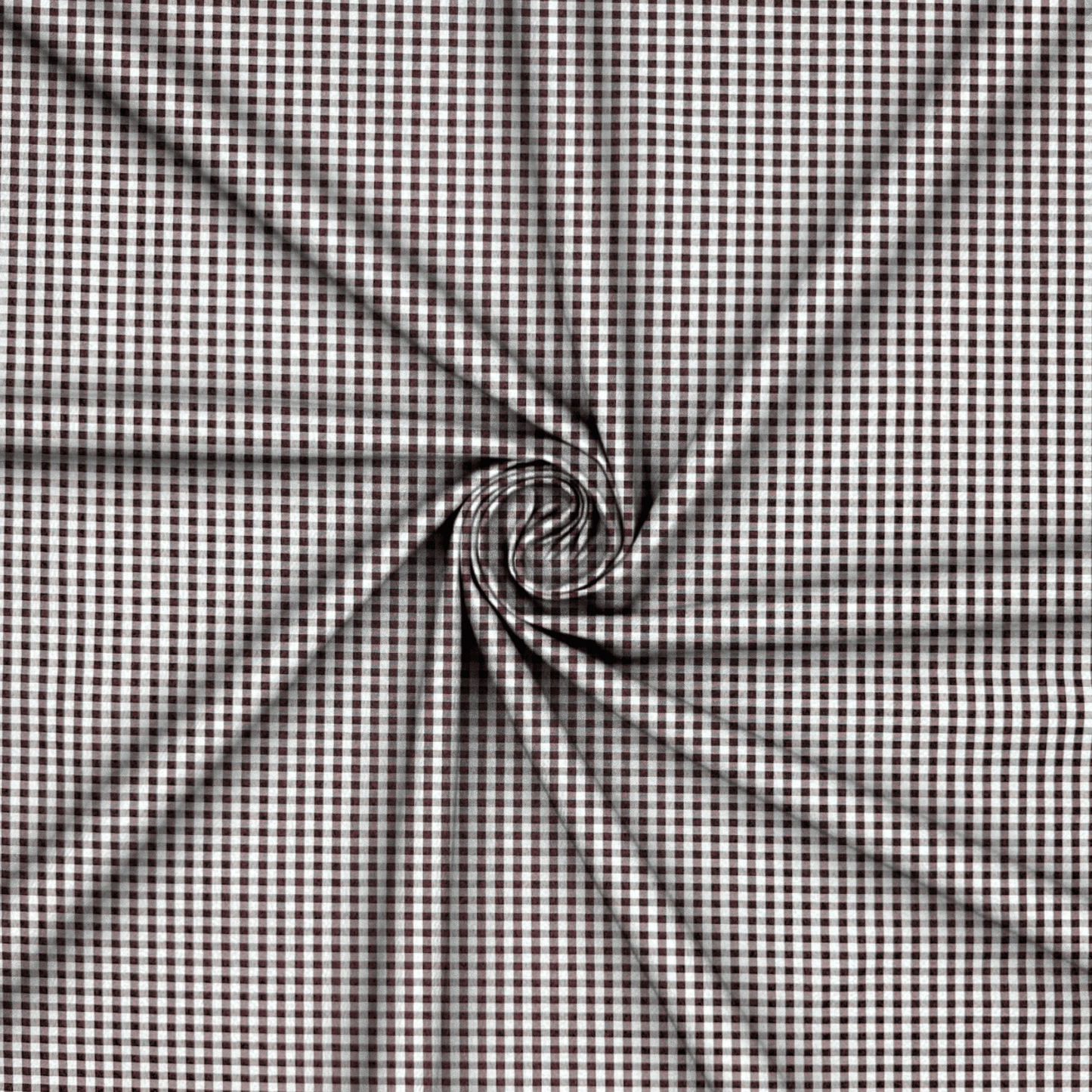 Gingham Check Chocolate - Ragland Fabrics