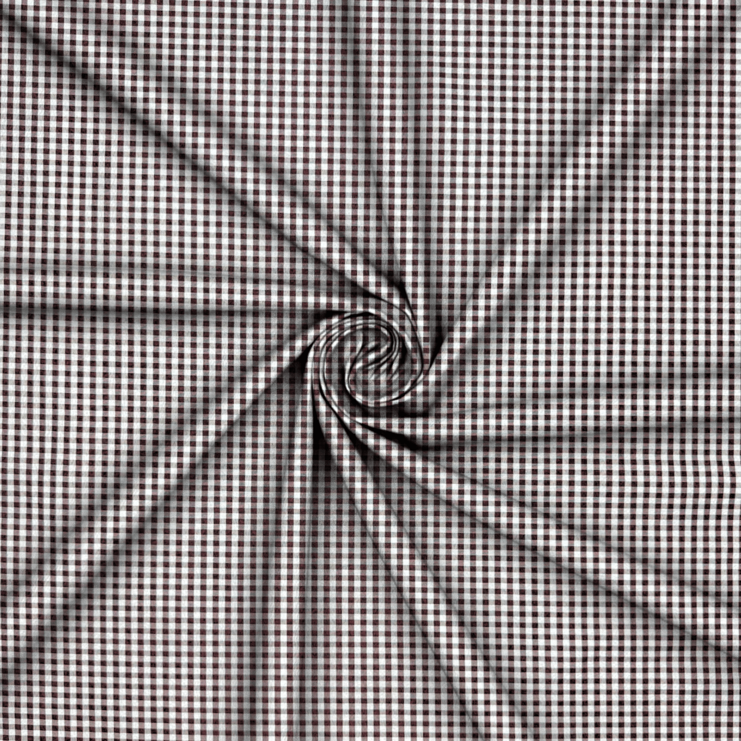 Gingham Check Chocolate - Ragland Fabrics