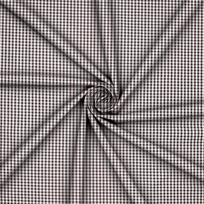 Gingham Check Chocolate - Ragland Fabrics