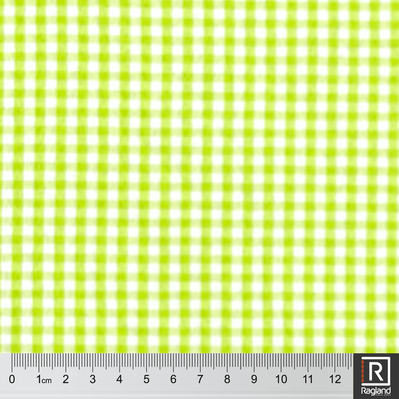 Gingham Check Lime - Ragland Fabrics