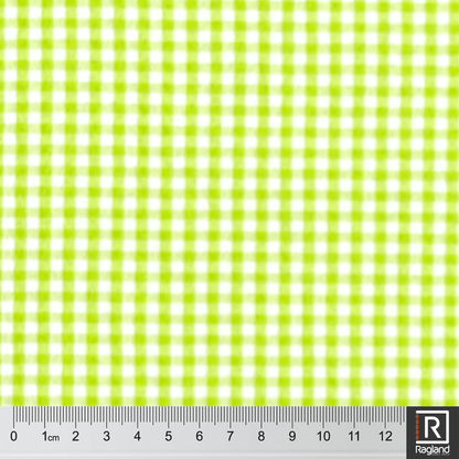 Gingham Check Lime - Ragland Fabrics