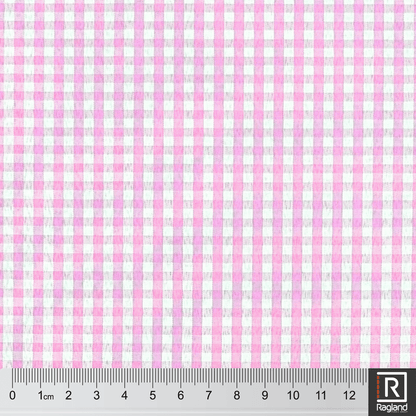 Gingham Check Pink - Ragland Fabrics