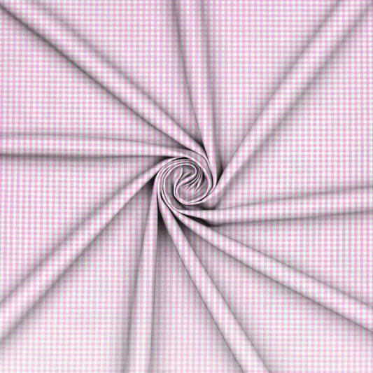 Gingham Check Pink - Ragland Fabrics