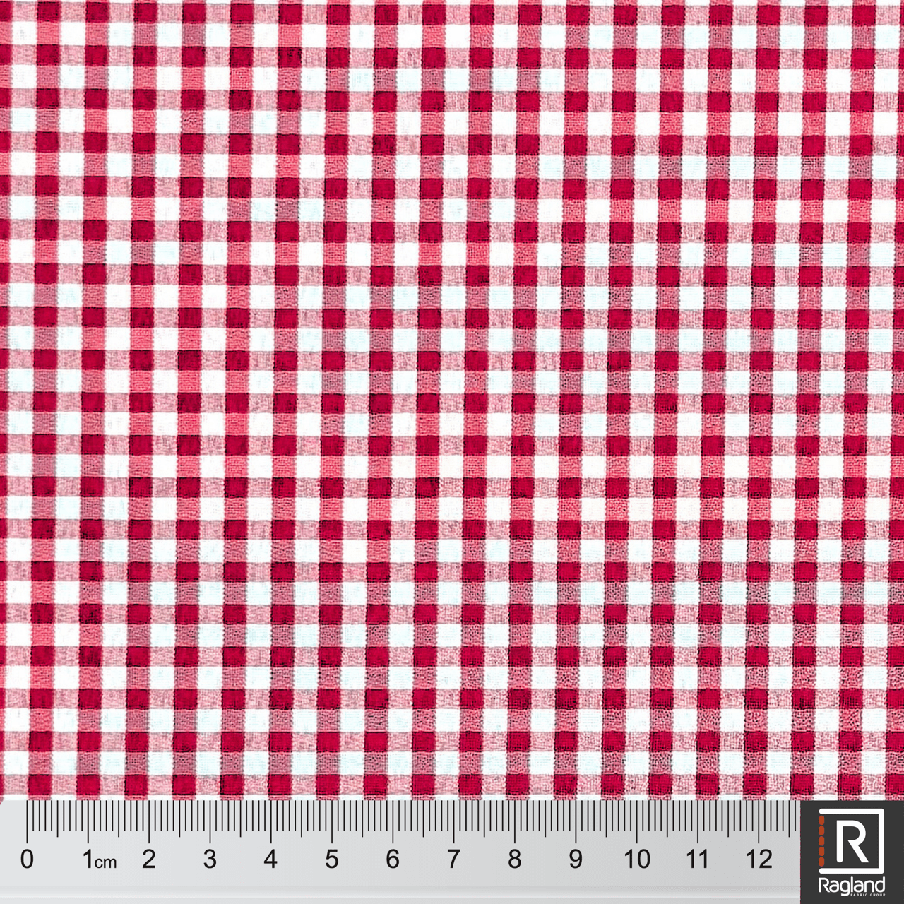 Gingham Check Red - Ragland Fabrics