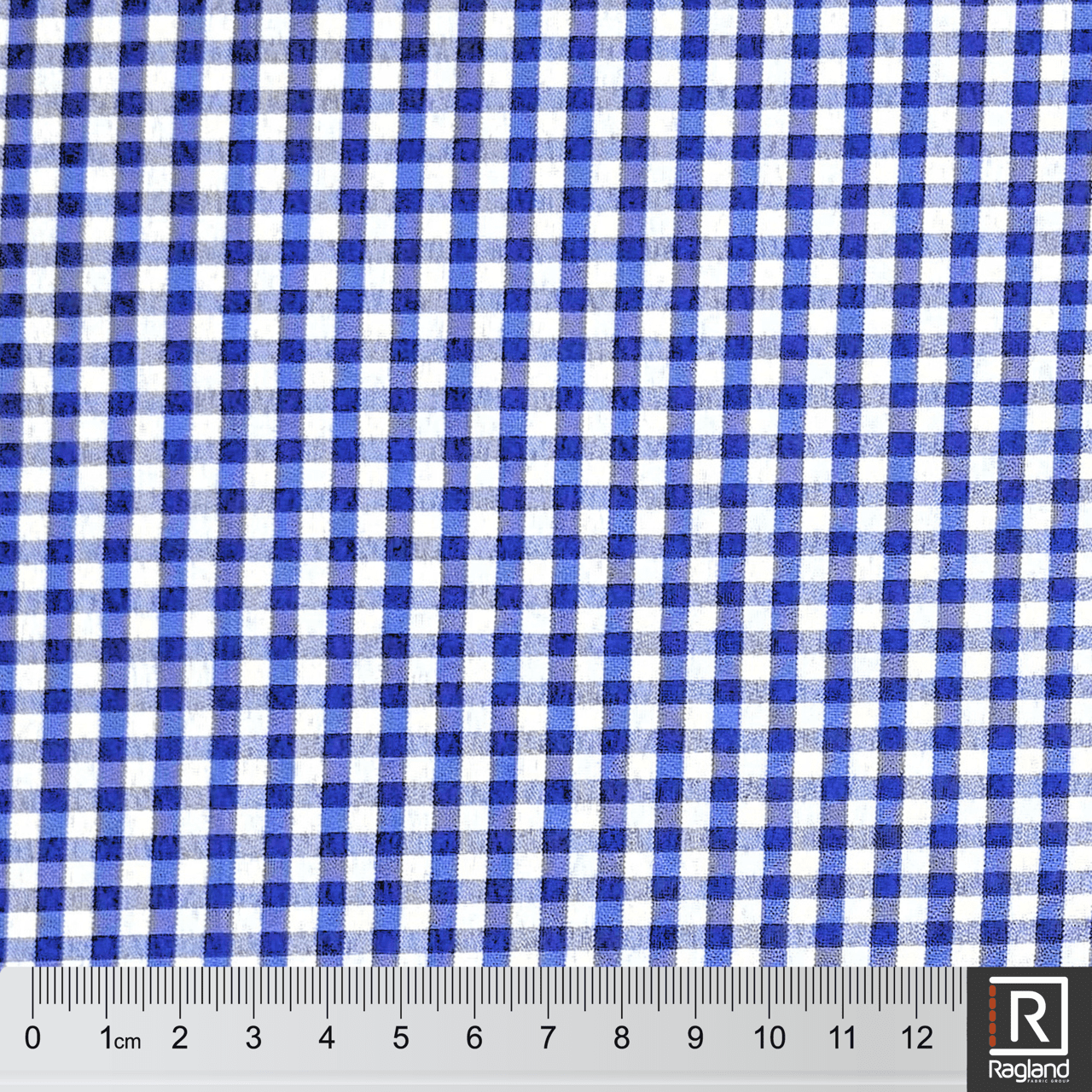 Gingham Check Royal - Ragland Fabrics