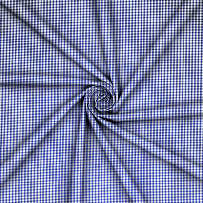 Gingham Check Royal - Ragland Fabrics
