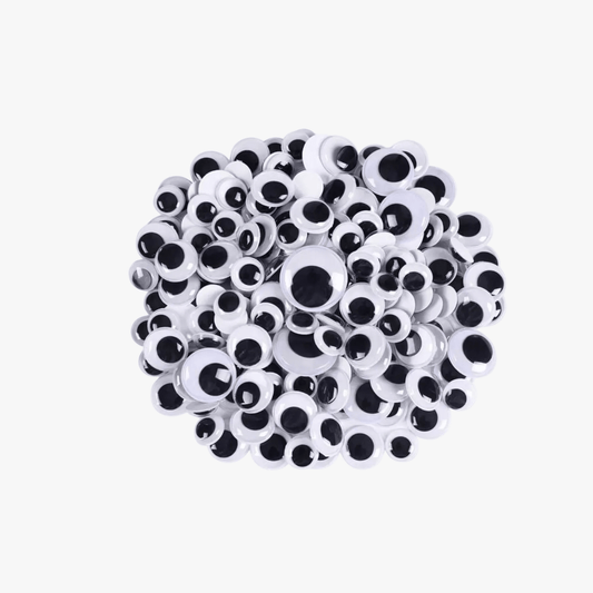 Teddy Eyes Self - Adhesive Googly Eyes | 15mm 5pairs - Ragland Fabrics