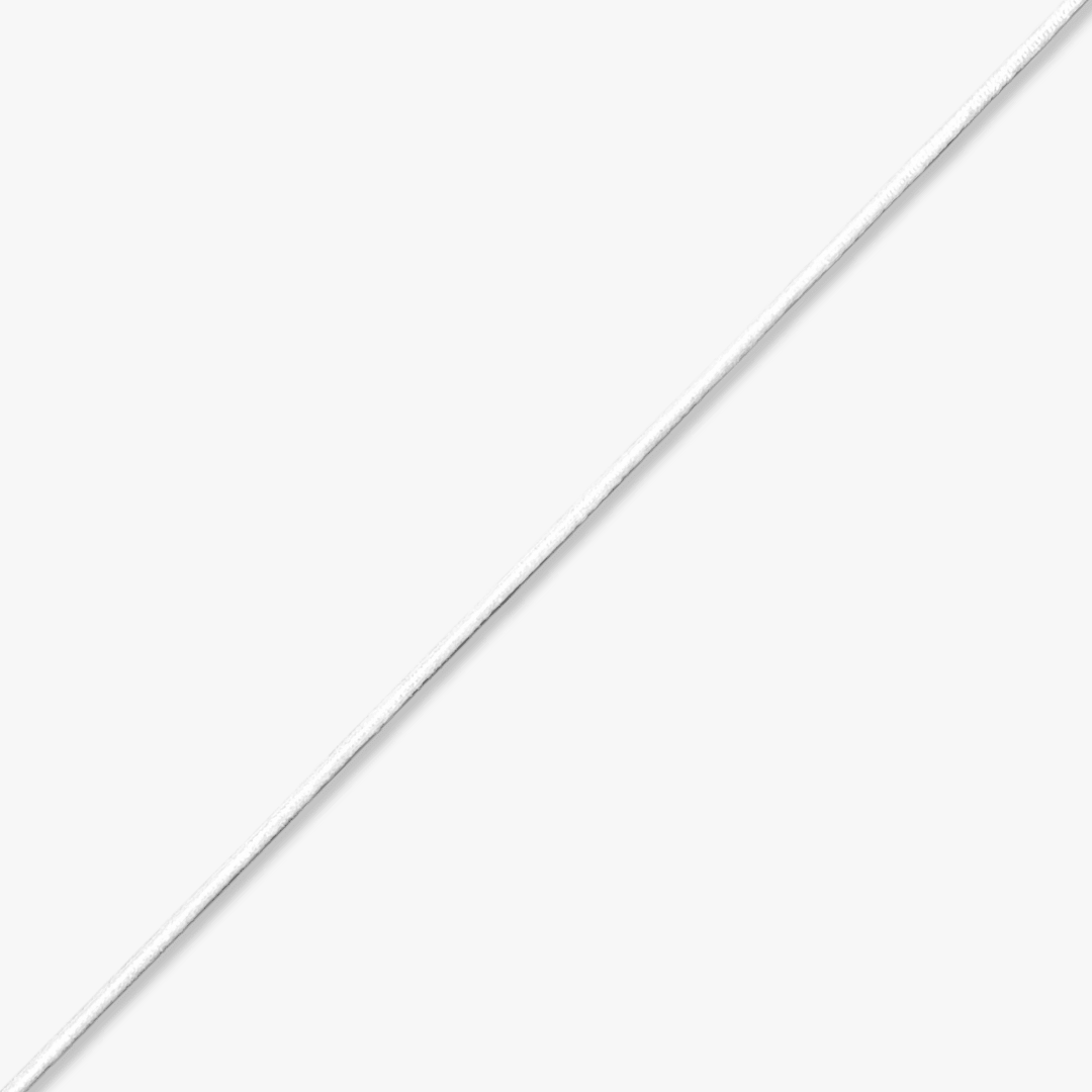 Hat Elastic 1.0mm WHITE - Ragland Fabrics