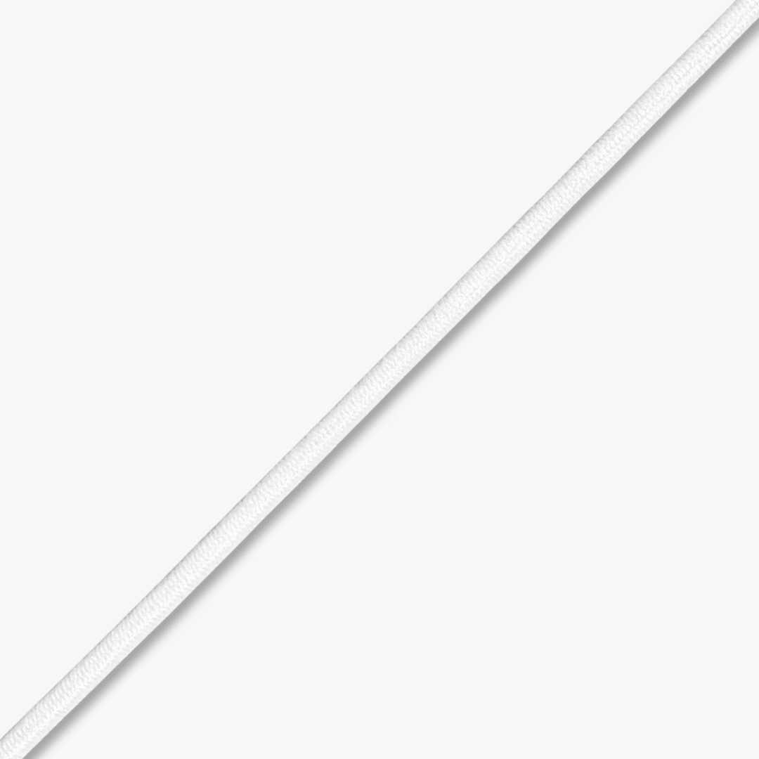 Hat Elastic 2.5mm WHITE (Tonneau Covers / Outdoor Gear) - Ragland Fabrics