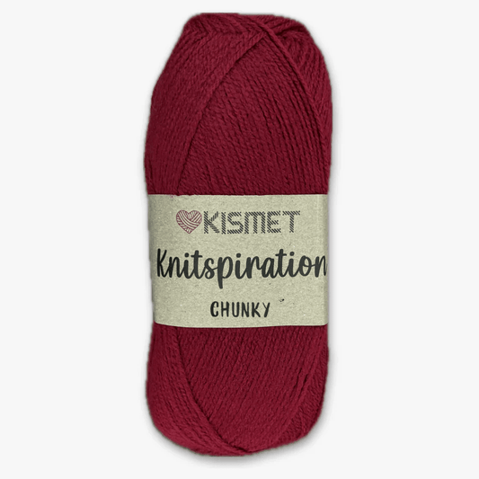 Knitspiration CHUNKY Claret Red K28 - Ragland Fabrics