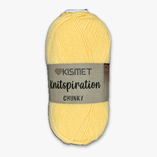 Knitspiration CHUNKY Lemon Yellow K42 - Ragland Fabrics