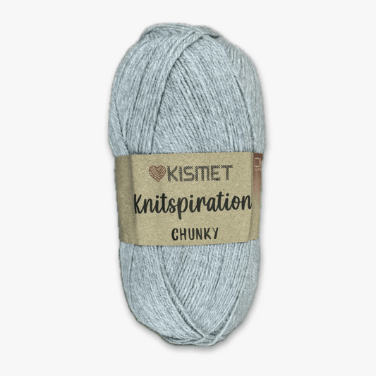 Knitspiration CHUNKY Light Grey Heather K21 - Ragland Fabrics
