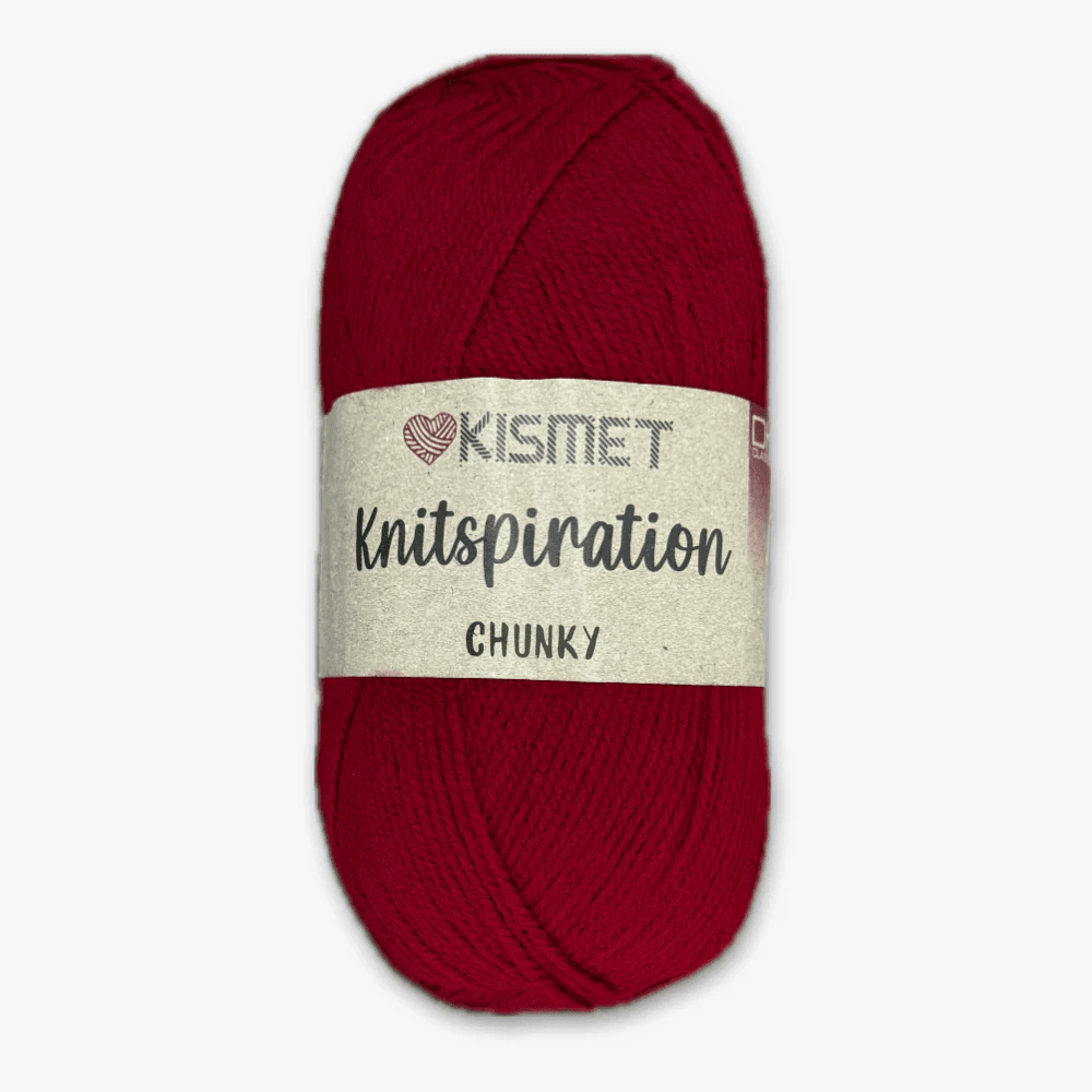 Knitspiration CHUNKY Scarlet Red K26 - Ragland Fabrics