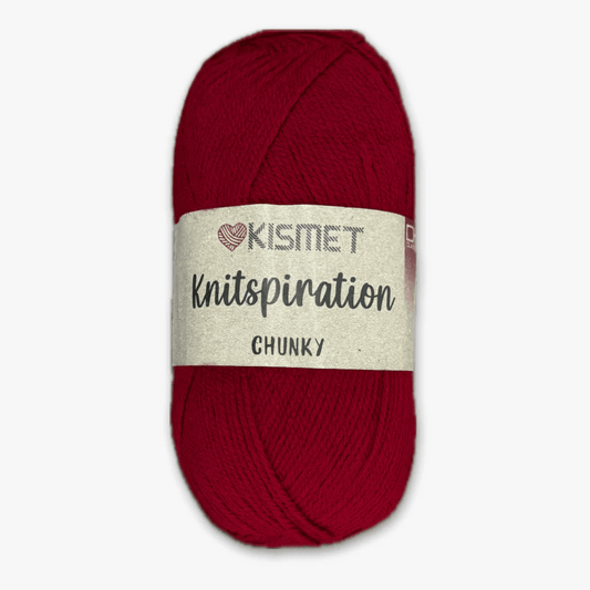 Knitspiration CHUNKY Scarlet Red K26 - Ragland Fabrics