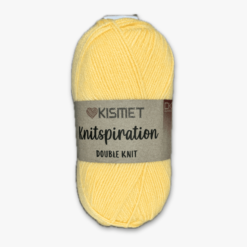 Knitspiration Dbl Knit Lemon Yellow K42 - Ragland Fabrics