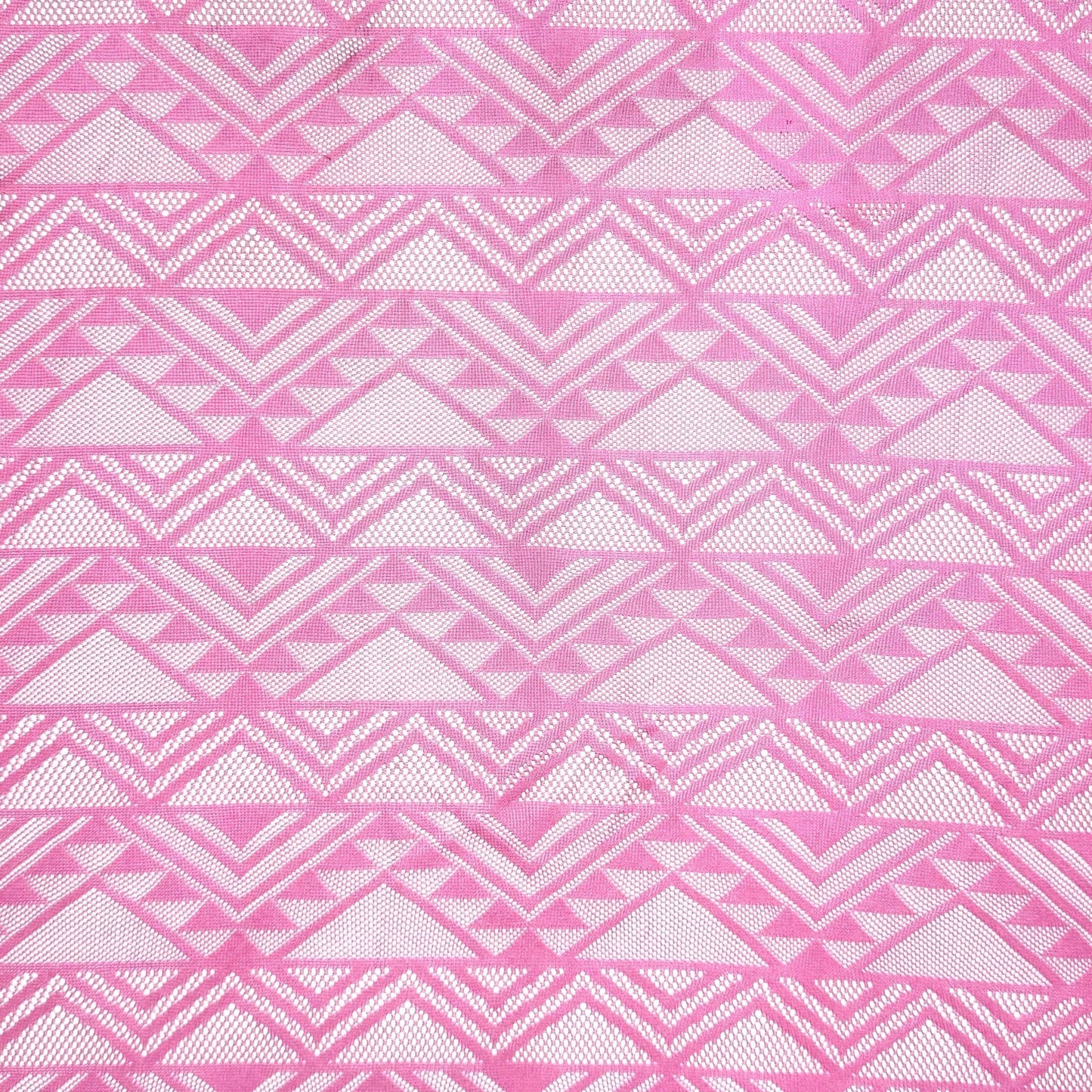 Lace Fabric - Geometric Pink - Ragland Fabrics