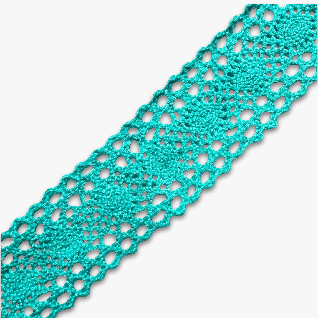 Lace Torchon Turquoise Art.18 - Ragland Fabrics