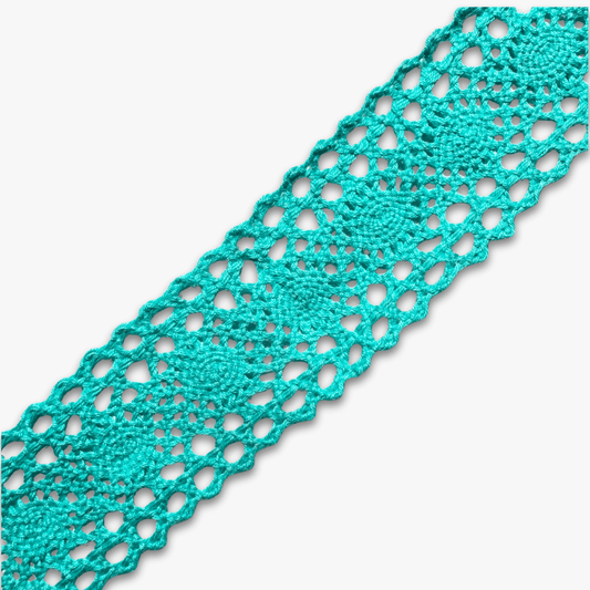 Lace Torchon Turquoise Art.18 - Ragland Fabrics