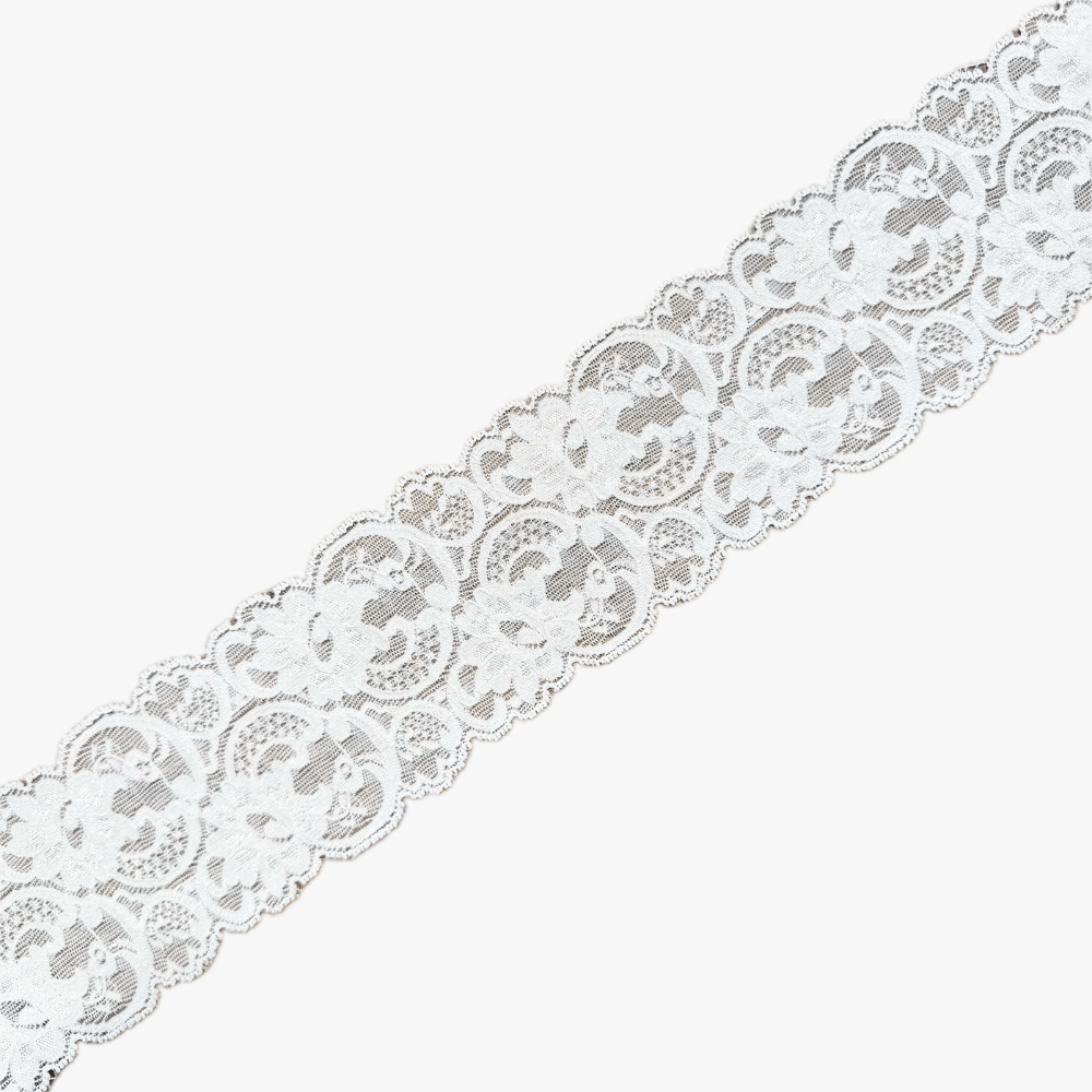 Lace Nylon White Art. (NSL/9) - Ragland Fabrics
