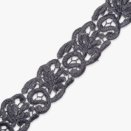 Elegant Torchon Lace | Grey