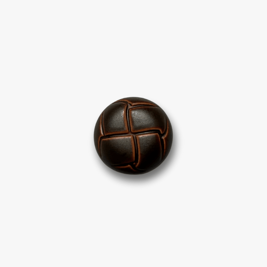 Leather Look Button Medium - Ragland Fabrics