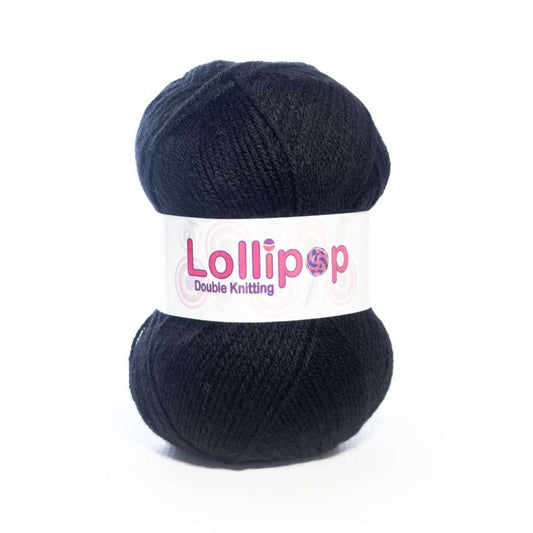 Lollipop Dbl Knit Black #17