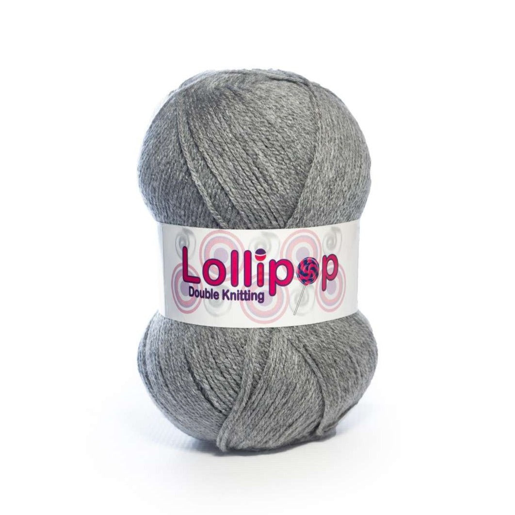 Lollipop Dbl Knit Light Grey #23