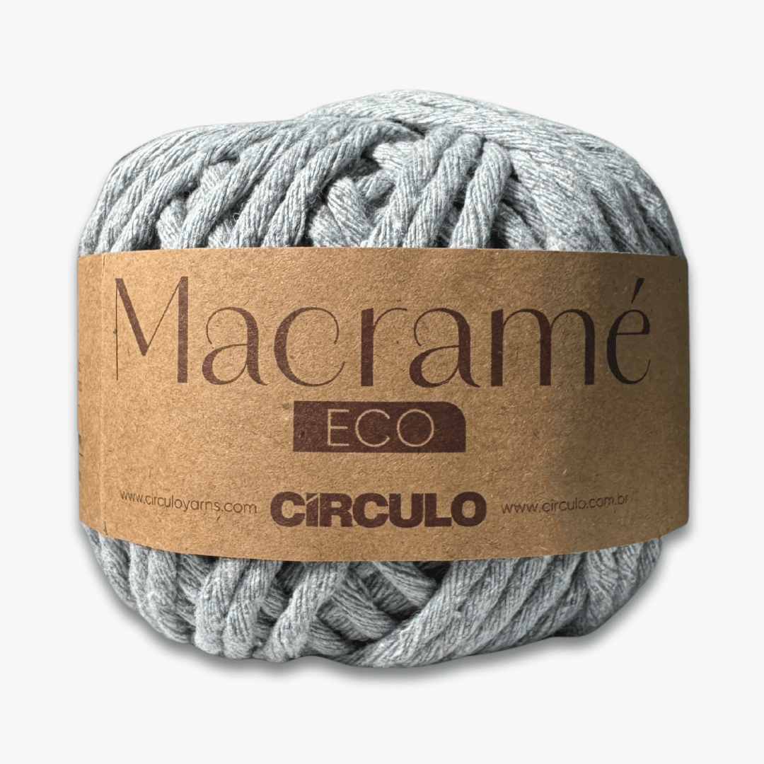 Macrame Yarn Aluminium 250gram - Ragland Fabrics