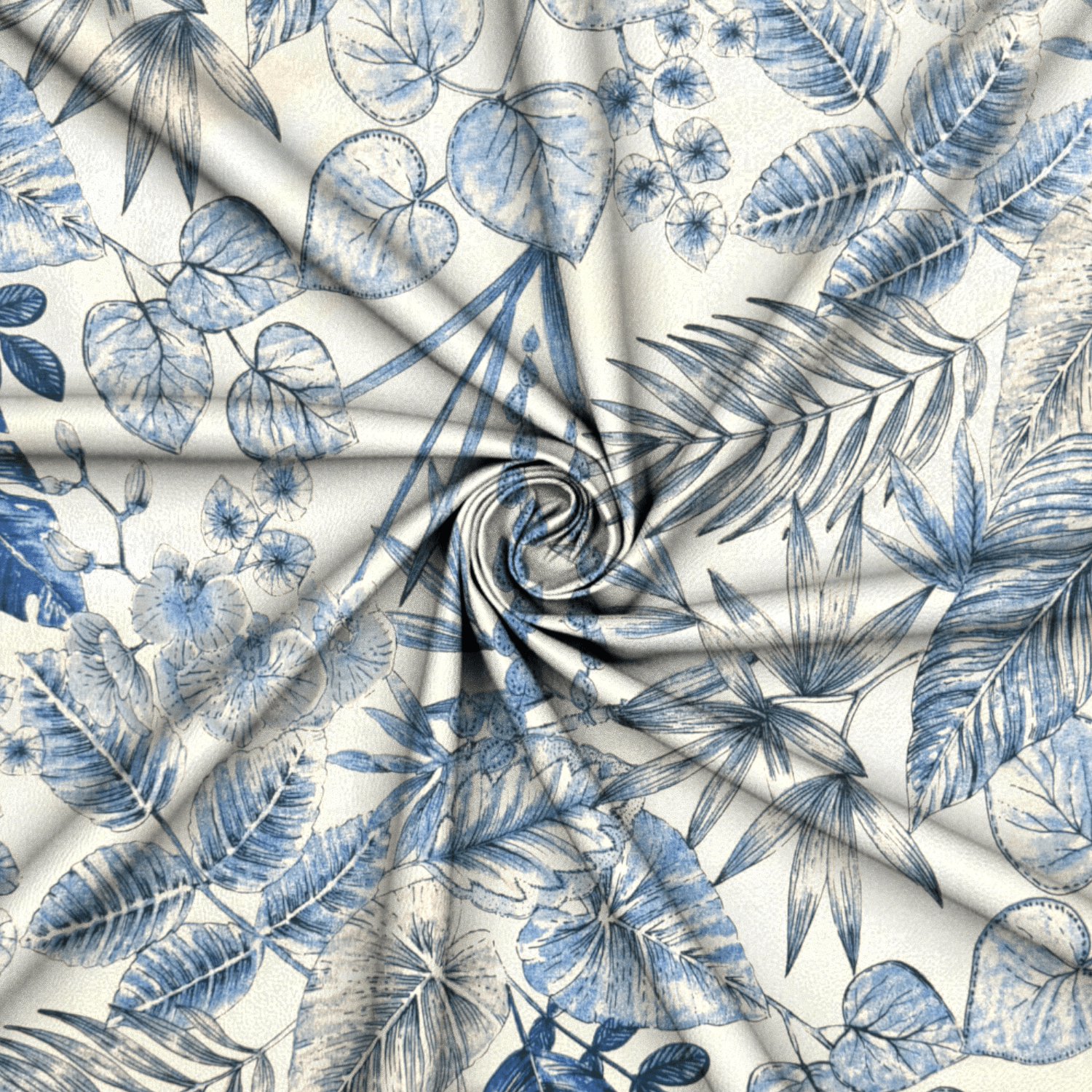 Marbella Outdoor Flora Delft Blue - Ragland Fabrics