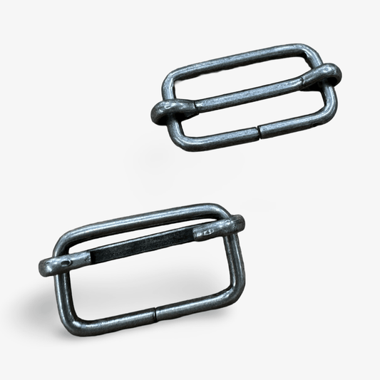 Metal Slider/Adjuster 25mm Old Silver - Ragland Fabrics