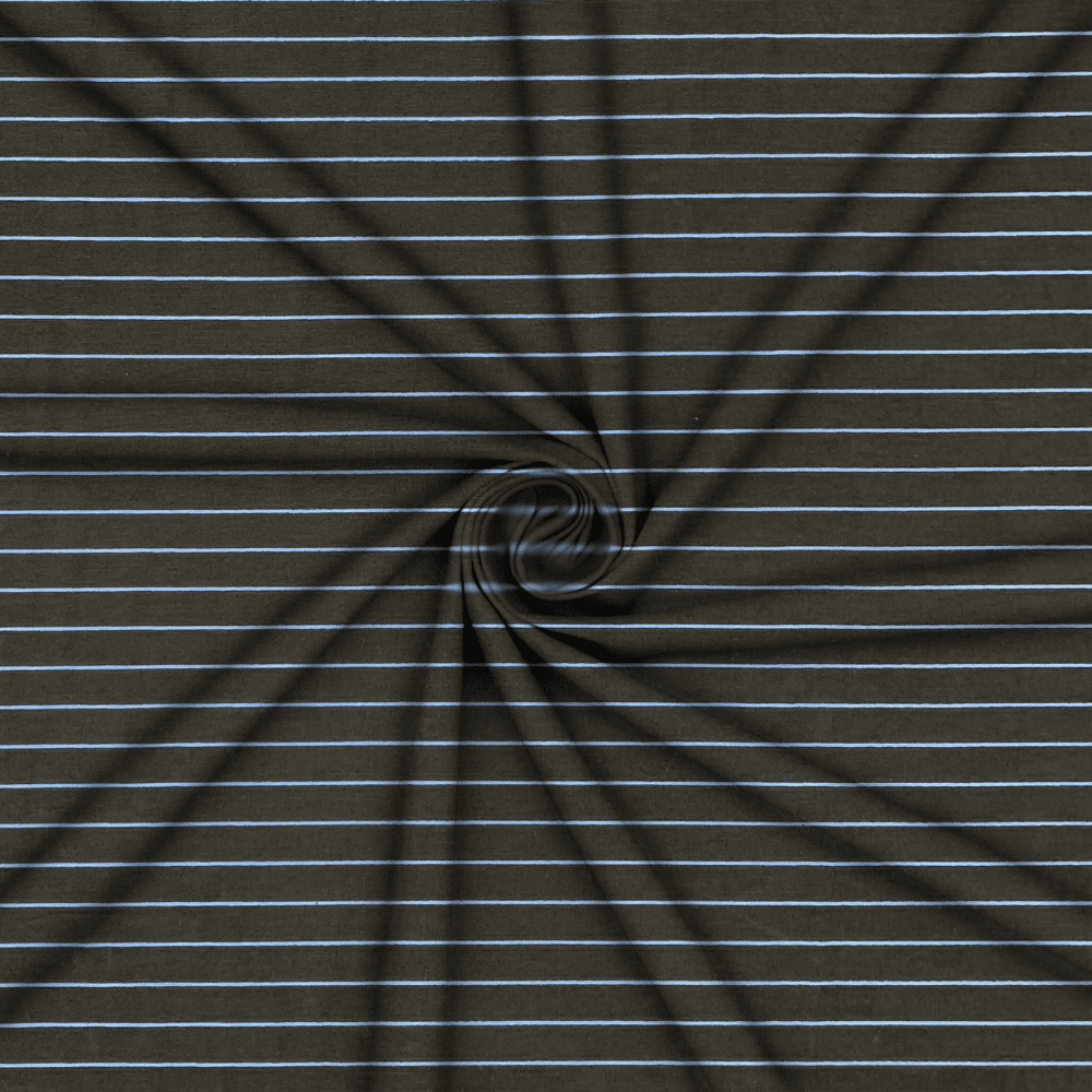 Mini Matt Blue Lines - Ragland Fabrics