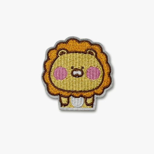 Motif Iron On Badge - KIDDIES LION - Ragland Fabrics