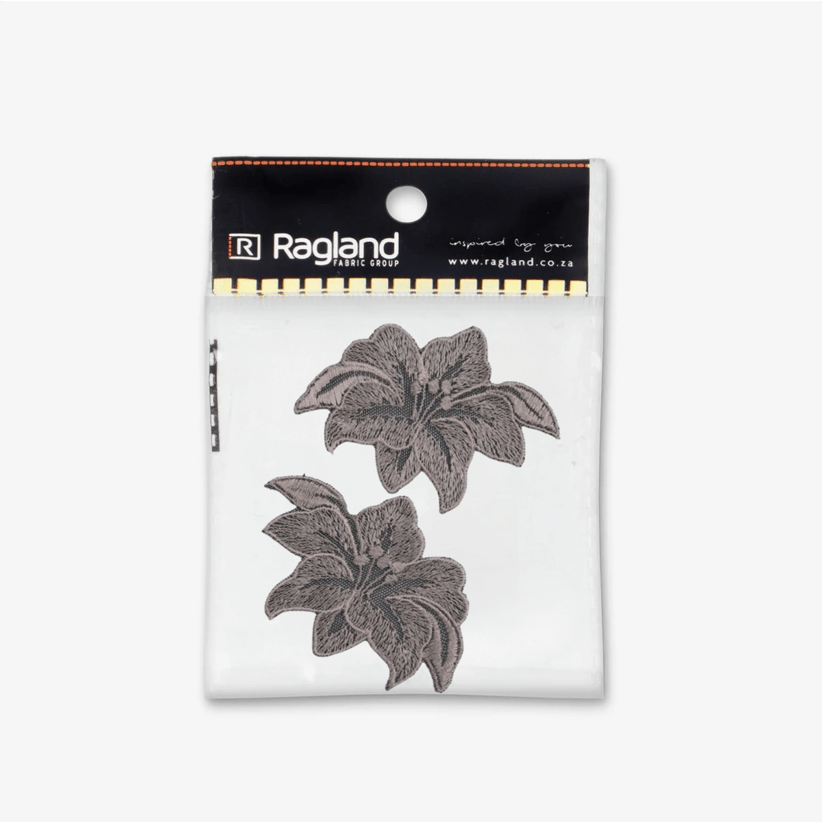 Motif Sew On Badge - Lilac Floral (2 PACK) - Ragland Fabrics