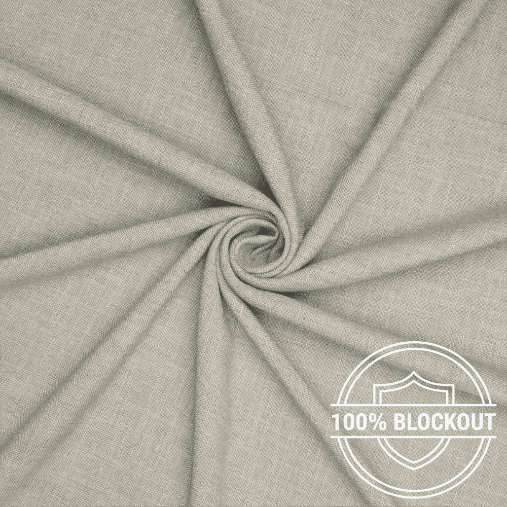 Orient Linen Look Curtaining Soap Stone - Ragland Fabrics