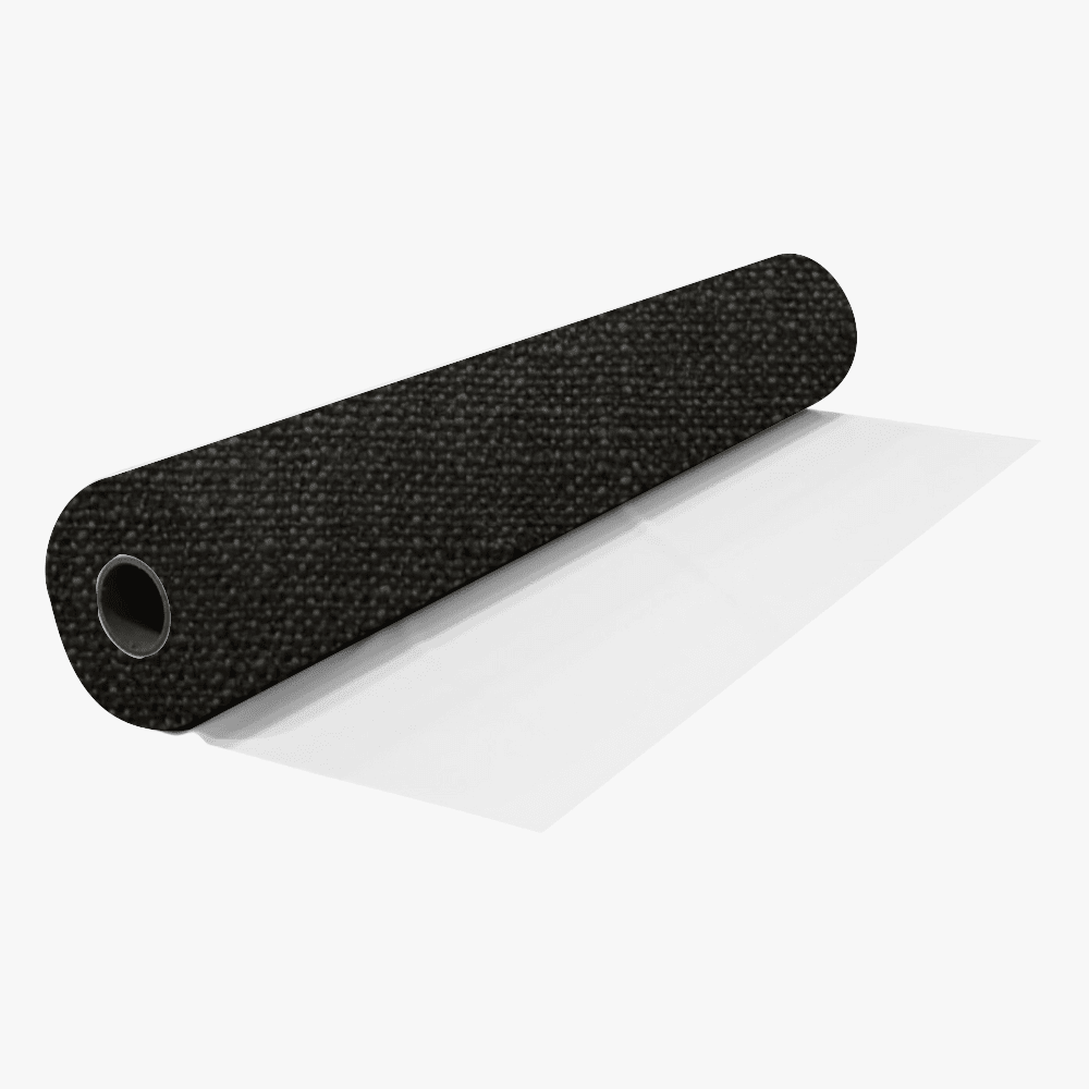 Orient Linen Look Curtaining Soot - Ragland Fabrics