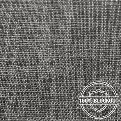 Orient Linen Look Curtaining Wild Dove - Ragland Fabrics