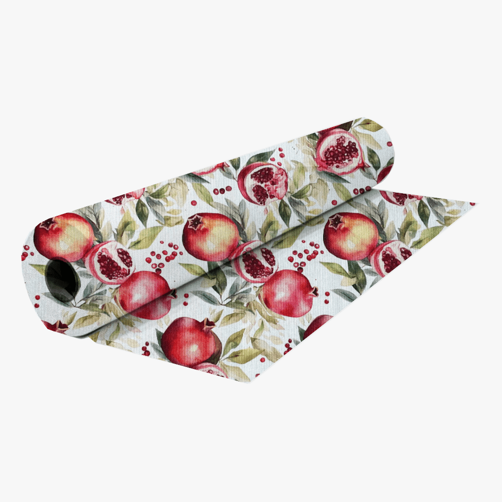 Box Weave Furnishing Pomegranate White - Ragland Fabrics