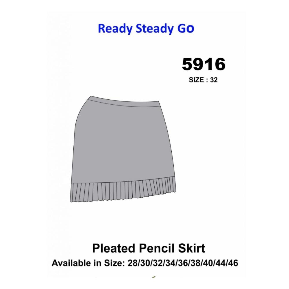 Pattern | Pleated Pencil Skirt 5916 - Ragland Fabrics