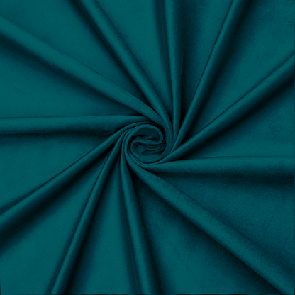 Bella Rosa Plain Velvet 140cm Dark Peacock - To Be Discontinued - Ragland Fabrics