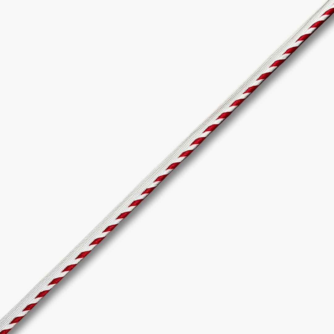 Piping Polycotton Red Striped - Ragland Fabrics